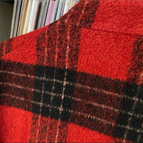 💥HOST PICK💥🪵Vintage Lumberjack Women’s Plaid/Flannel Wool Jacket / Peacoat🪵 - Picture 9 of 13